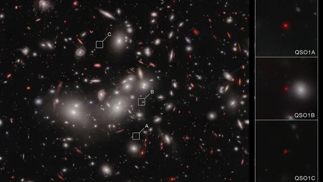 韦布望远镜观测远古小红点星系，证实黑洞早于星系诞生引发关注