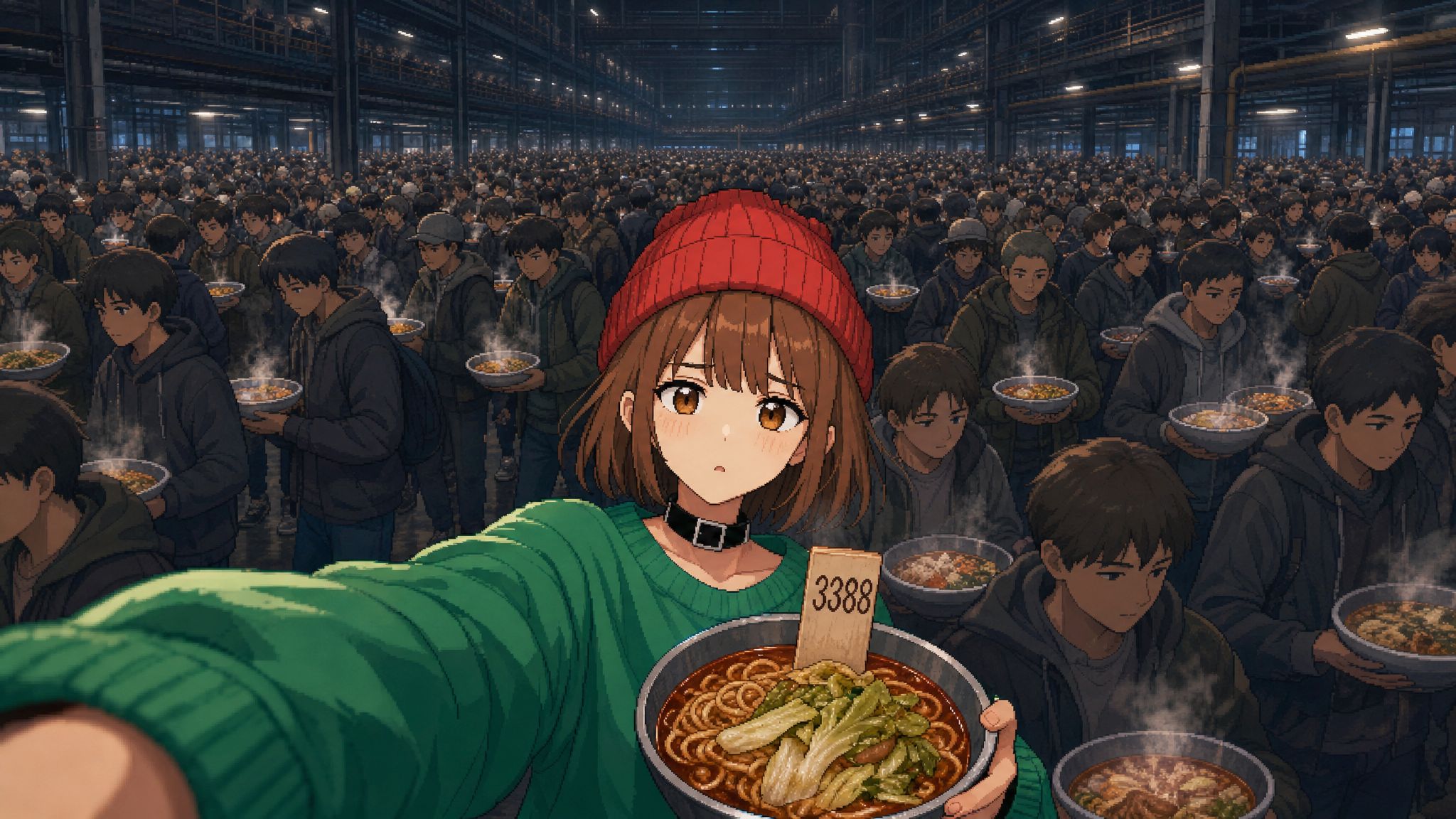 假如你和十万人一起吃麻辣烫