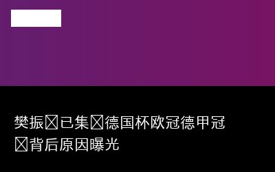 集齐德国专题封面